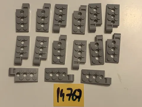Lego BRiques Light Grey Hole Part Lot