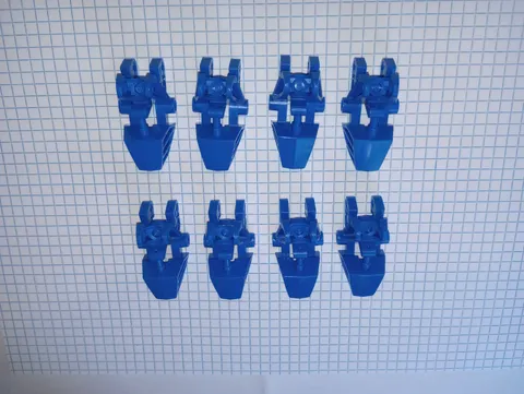8 Bionicle Lego 32475 in Blue Foot Feet Vahki style Genuine Lego Parts WYSIWYG