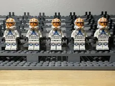 LEGO Star Wars 332nd Clone Trooper Minifigure Phase 2 LOT of 5 75449 75359 NEW