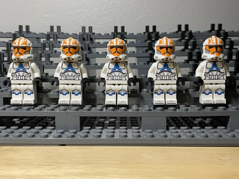 LEGO Star Wars 332nd Clone Trooper Minifigure Phase 2 LOT of 5 75449 75359 NEW