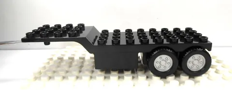 Lego Duplo Item Semi Trailer 4x8 w/ 4x4 tounge black