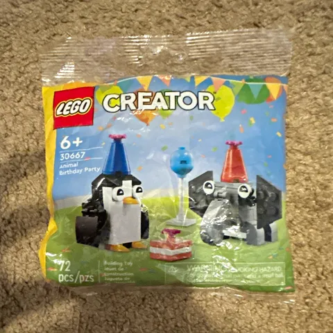 LEGO Creator 30667 Animal Birthday Party Limited Edition 72 pcs Polybag Ages 6+