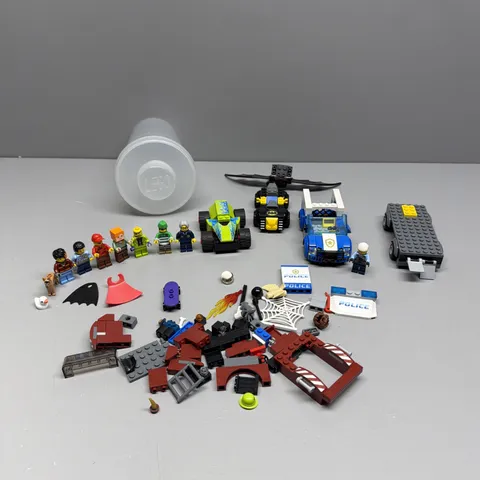 LEGO Figures Lot Multicolor Figures Cars Bricks & Pieces Assorted Lot As Is