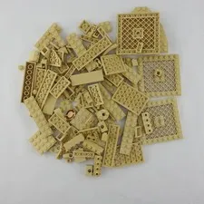Lego Pieces Lot Tan Cream Beige Grille 8x8