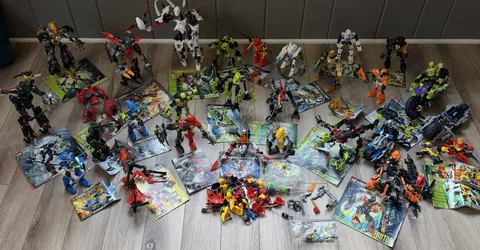 LEGO Hero Factory Huge Lot Figures Vehicles Manuals Parts Bionicle Retired
