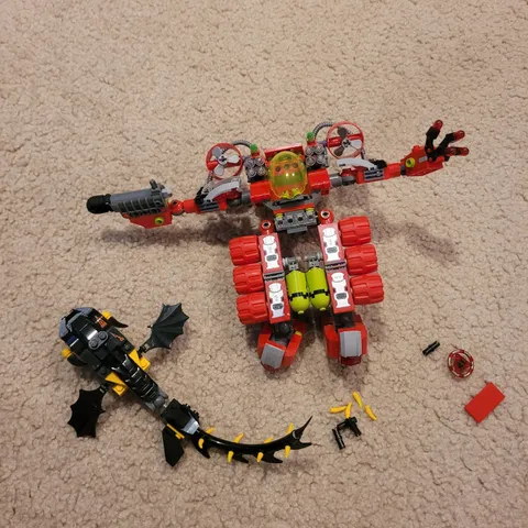 LEGO set 8080 Undersea Explorer ATLANTIS Red MECH Suit Retired 