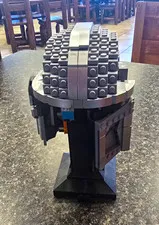 Vintage Star Wars Helmet Model Gray Missing Some Part From Helmet