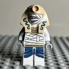 Lego Mummy Warrior 2 Minifigure pha011 Pharaoh's Quest 7325 CMF Lot Rare 1D