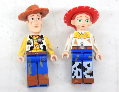 Lego Toy Story 3 Jessie & Woody Garbage Truck Getaway Set of 2 Minifigures ONLY