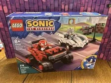 LEGO Sonic Silver's Car vs. Knuckles' Monster Truck 77118 New Sealed Box
