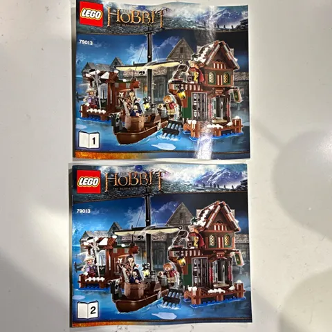 LEGO The Hobbit 79013 Lake-town Chase Instruction Manual Booklets 1&2 English