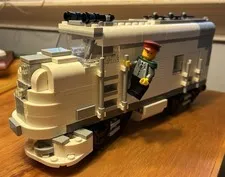 Lego Train Custom 10020 EMD F7 Like Locomotive Engine MOC