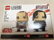 Lego Brick Headz Star Wars Ltd Ed Rey & Kyle Ren Series 2 25 & 26. NIB
