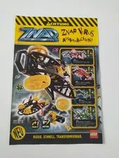 Rare Advertising Flyer Advertising Sheet Lego Znap 3571 3551 3581 3531 3552 1998