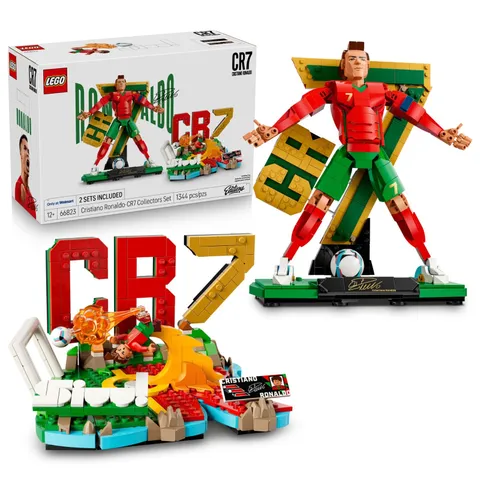 LEGO Editions Cristiano Ronaldo - Collector's Set Co-Pack Building Toy Set Gift