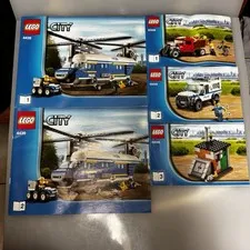 Lego City Instruction Manuals 4439 (1-2) 60048 (1,2,3) 