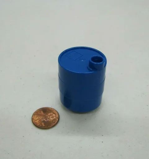 Rare Lego Duplo BLUE OIL CARGO GAS FUEL BARREL Vintage Specialty Piece