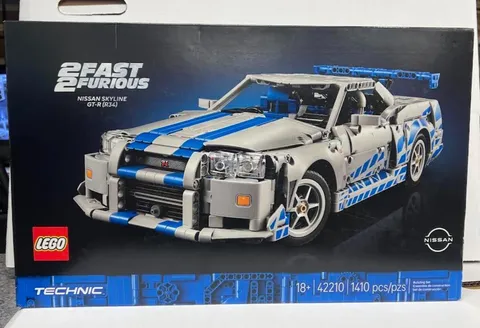 2 Fast 2 Furious Nissan Skyline GT-R (R34) #42210 Lego Set 2025 Lego New
