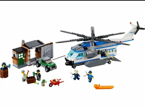 LEGO City Police Helicopter Surveillance 60046 528pcs Complete Set No Box