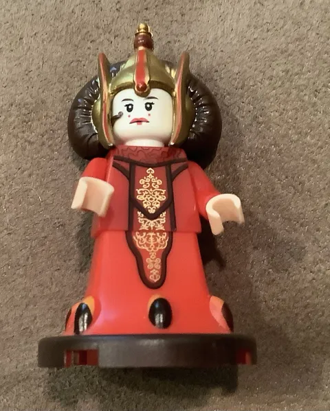 LEGO Very Rare Star Wars Queen Amidala SW0387 Padme 9499 Gungan Sub Figure