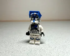 Lego Clone Heavy Trooper 75345 White Arms Blue Visor Star Wars Minifigure