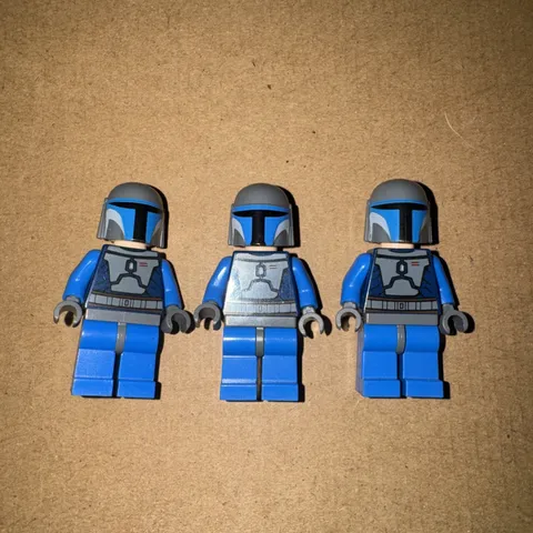 LEGO Star Wars Mandalorian Death Watch Warrior Lot Of 3 Minifigure sw0296