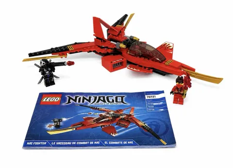 LEGO Ninjago Kai Fighter w/ Techno Robe and General Cryptor w/Armor Set Complete