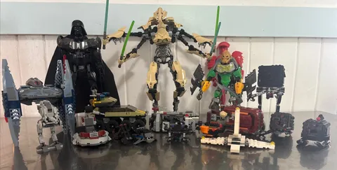 LEGO Star Wars and random others lot of vehicles, buildables,and other sets