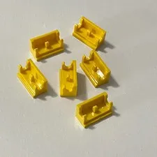 Lego 3937 Yellow Replacement Add-on Parts Pieces Lot of 6