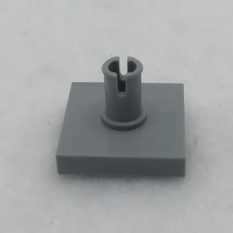 LEGO 2460 Light Bluish Gray Tile, Modified 2 x 2 with Pin (x1)
