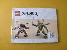 Lego Ninjago: Lloyd's Mech Battle EVO Set 71781 Instruction Manual Only