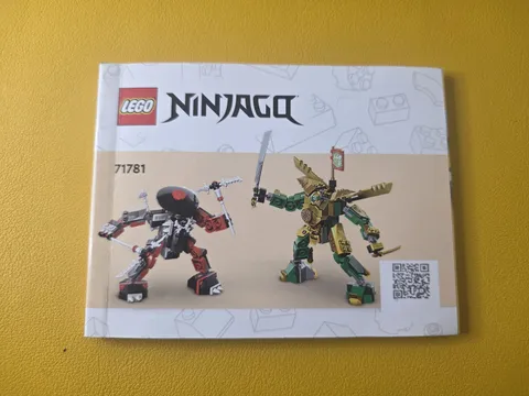 Lego Ninjago: Lloyd's Mech Battle EVO Set 71781 Instruction Manual Only