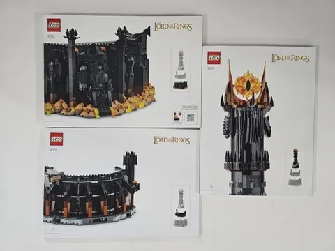 Lego 10333 Instructions + Sticket Set ONLY for Lord Of The Rings Barad-Dur Tower