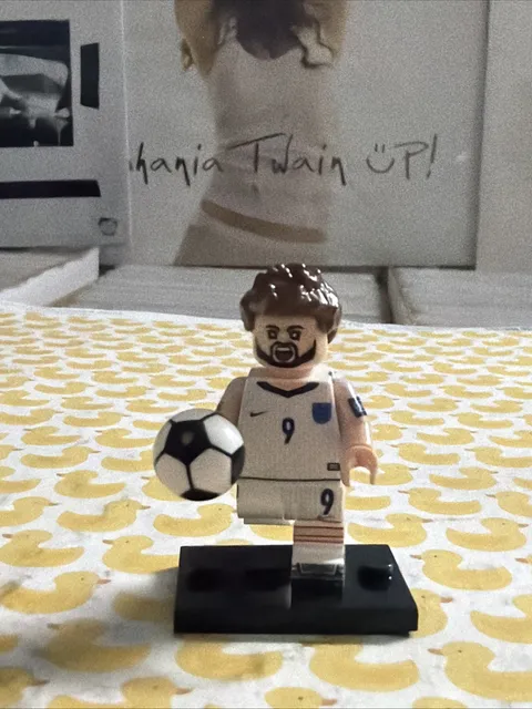 HARRY KANE #9 ENGLAND NATIONAL TEAM JERSEY LEGO MINIFIG soccer futbol british uk