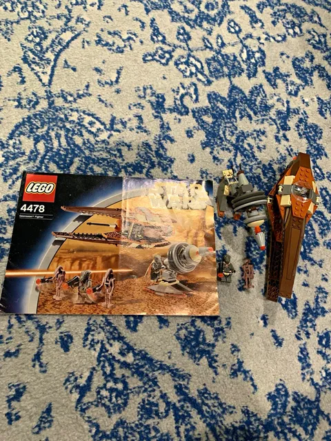 Lego Star Wars Geonosian Fighter 4478, complete build, missing 2 figs