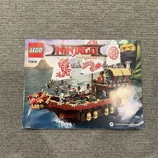 LEGO NINJAGO Movie 70618 Destiny's Bounty Instruction Manual Booklet Guide 2017