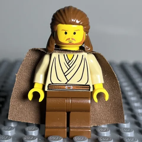 LEGO Star Wars Episode 1 sw0027 Qui-Gon Jinn Yellow Head Minifigure 3i3
