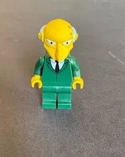 LEGO The Simpsons Mr. Burns Minifigure - missing goldfish bowl
