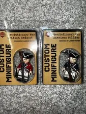 Brickmania Revolutionary War American Soldier + British Redcoat NEW + FAST SHIP