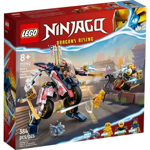 LEGO Ninjago Dragons Rising Sora's Transforming Mech Bike Racer  71792 RARE! 🔥