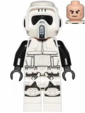 LEGO® Minifigure Star Wars sw1116 Imperial Scout Trooper Male Dual Molded Helmet