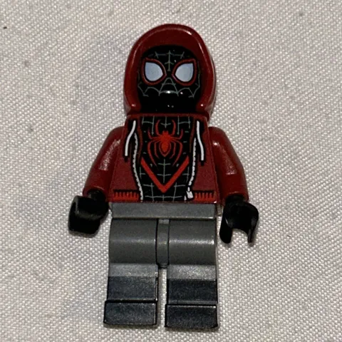 LEGO Marvel Spider-Man Miles Morales Minifigure 76071 76178 (sh679)