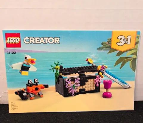 LEGO Creator 31122 Fish Tank Instruction Manual Booklet Illustrated English 2021