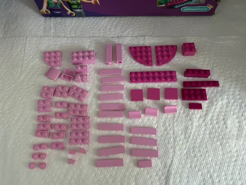 Lego Friends Pink BRICKS Plates Accessory lot