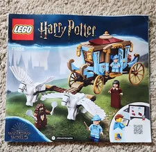 LEGO Harry Potter 75958 Beauxbatons' Carriage Illustrated Manual Booklet 2019