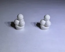Lego Lot Of 2 White Icecreams Icecream Scoop Popcorn Food City New