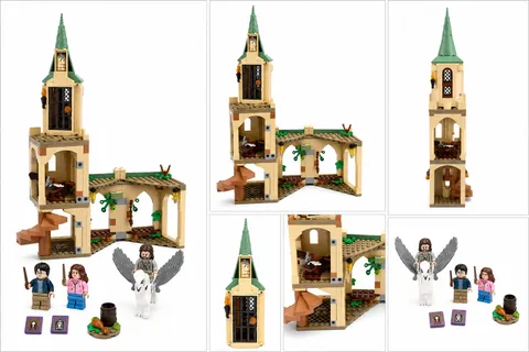 LEGO Harry Potter 76401 Hogwarts Courtyard Sirius's Rescue Complete RETIRED