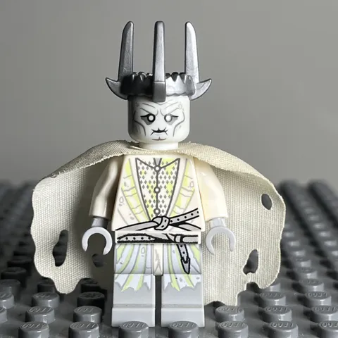LEGO Hobbit Witch King Battle Minifigure Lord of the Rings - lor104 79015 - 3D