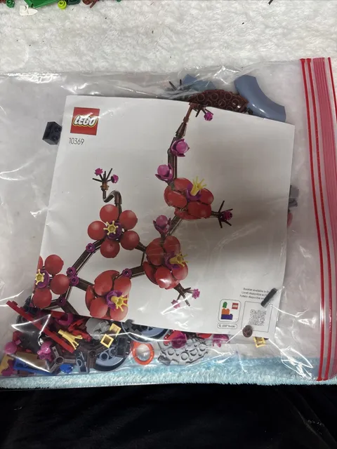 Lego Botanical Collection Plum Blossom Set 10369 With Manual