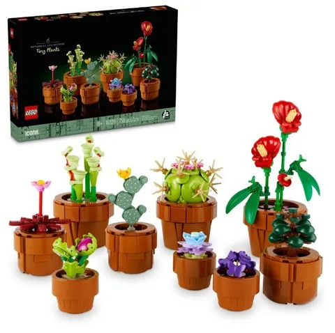 LEGO Botanicals Tiny Plants 10329 Artificial Indoor Plants Adult Building Set
